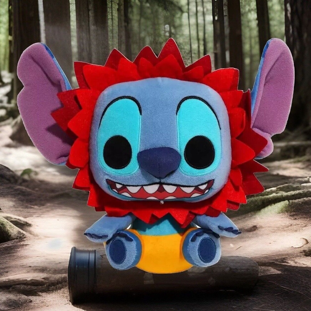 Funko Pop! Plush‎ Disney Stitch in Costume The Lion King, Stitch as Simba 7" New